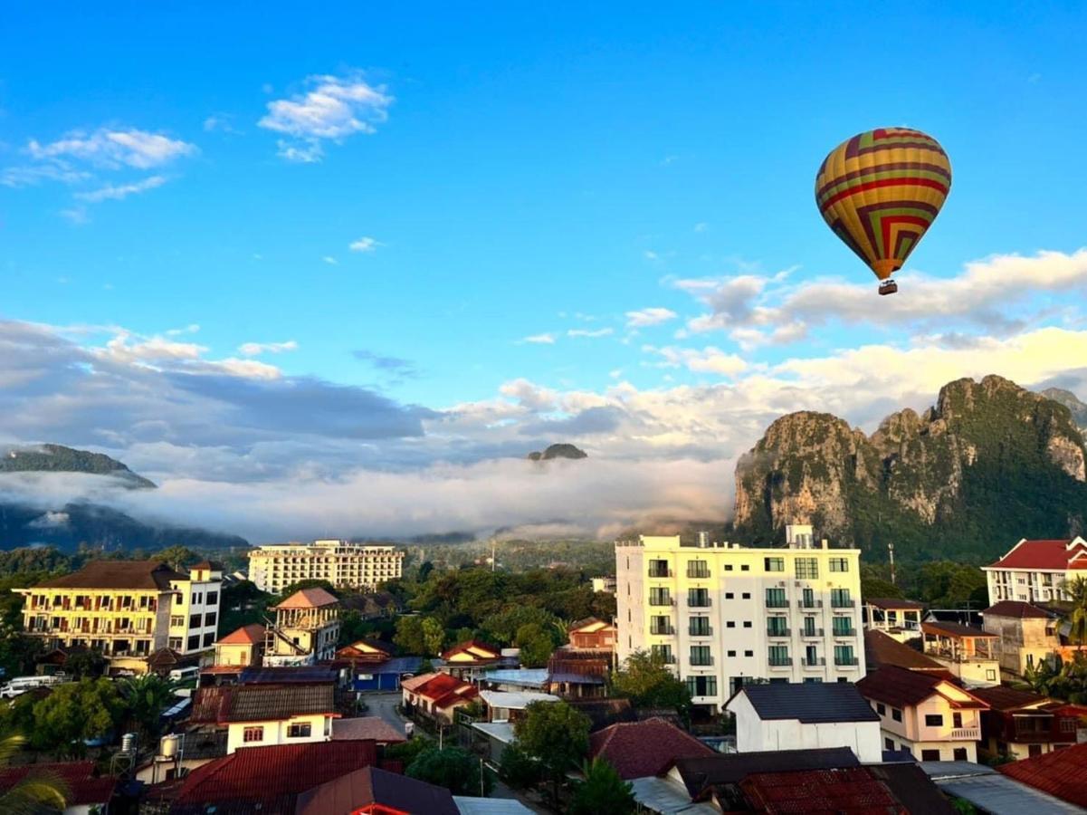 Vang Vieng Topview Hotel Eksteriør bilde