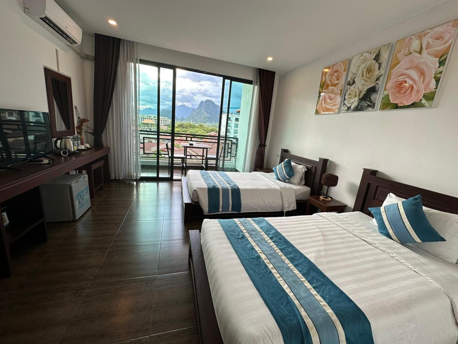 Vang Vieng Topview Hotel Eksteriør bilde